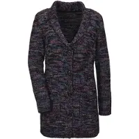 Goldner Strickjacke "Kurzgröße Strickjacke in kaschierender Länge" Ohne