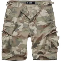Brandit sommerliche Herren Shorts Kordelzug Reißverschluss mit Baumwolle Camouflage