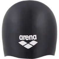 Arena Badekappe Long Hair Cap Unisex Black White