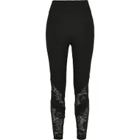 Urban Classics Lace Inset High Waist Leggings