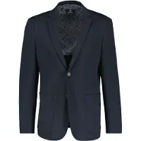 Lerros Jerseysakko "Jerseyblazer", Herren, Gr. 48, blau (classic navy), 82% Polyester, 13% Viskose, 5% Elasthan, Sakkos Jerseysakko