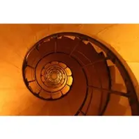 Papermoon Fototapete "Wendeltreppe", bunt, B:4m L:2,6m, Vlies, Tapeten, Fototapete