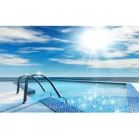 Papermoon Fototapete "Schwimmbad", bunt, B:2m L:1,5m, Vlies, Tapeten, Fototapete