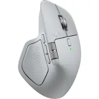 Logitech MX Master 4, rechts, Laser, RF Wireless + Bluetooth, 8000 DPI, Grau