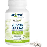 APOrtha Vitamin D3 5.000 I.e. 125 µg+Vit.K2 VitaMK7 200 µg 120 St Kapseln
