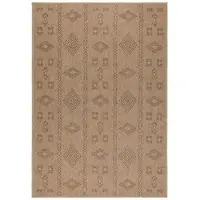 Carpetsale24 Indoor Outdoor-Teppich Flachgewebe Natürlicher Sisal Look Wetterfest Wohnzimmer Balkon Küche Terrasse Boho Design Grösse: 240x340 cm