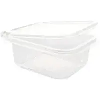 Franz mensch NATURESTAR Bio Salatschalen mit Deckel 423902 , 1 Packung = 50 Stück, 500 ml, 5,6 cm hoch