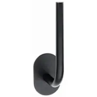 BRILLANTBAD BEASY Reservepapierhalter Edelstahl Schwarz 74x45x180 mm für Bad & WC >> zum Kleben