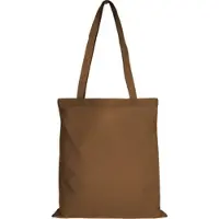 TEXXILLA Baumwolltasche CLASSIC mit zwei langen Henkeln und Ihrem Wunschmotiv, braun