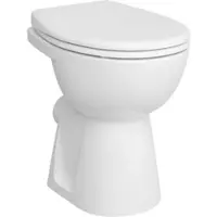 Vitra Conforma Tiefspül-Stand-WC spülrandlos + 6 cm Weiß Hochglanz