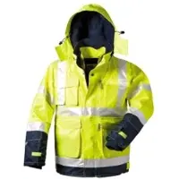 Elysee Arbeitsjacke Benjamin 2-in-1, 22706-2, Warnschutzjacke, signalgelb, wasserdicht, Größe L
