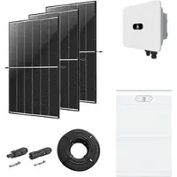 Huawei Photovoltaik-Paket 12 kWp mit Wechselrichter MB0 15 kW + Stromspeicher 14,0 kWh, 30 Solarmodulen Glas-Glas black frame (* 0% MwSt. gem. §12 Abs. 3 UstG)
