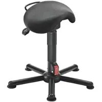 Mey chair Hocker »A9« Sattelsitz Fußkreuz klappbar schwarz