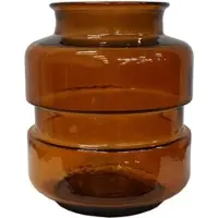 Trademark living Glasvase Noel Dunkelbrauner Bernstein