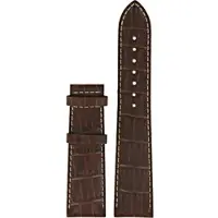 Certina - Leder Ds Podium Gent Chrono Lederband Braun 21/18mm, Ohne Schnalle, Xl C610014937 - alligator-prägung,braun,rind