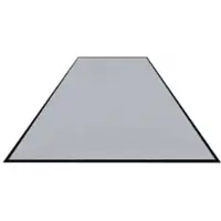 M&A Matting Schmutzfangmatte Colorstar, hellgrau, waschbar, glatter Rücken 7460200200150-C02 , Maße (B x T): 200 x 200 cm