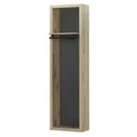 Möbel Kraft Hängegarderobe Varone , holzfarben , Maße (cm): B: 51 H: 178 T: 35.0