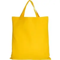 TEXXILLA Baumwolltasche CLASSIC mit zwei kurzen Henkeln und Ihrem Wunschmotiv, sonnenblumengelb