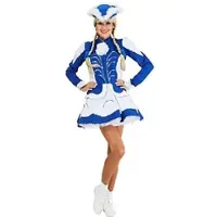 Buttinette Gardekostüm Aurelia blau