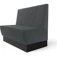 GGM Möbel Meyer S | Gastrobank | B:H 200 x 100 cm | Grau | Schräg Gestreift | Samt