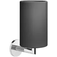 Gessi Ingranaggio, Becherhalter zur Wandmontage, mit festem Becher schwarz matt, 63808