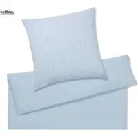 Elegante Bettwäsche Chelsea - 155x220 cm + 40x80 cmhellblau