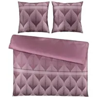 Modern Living Bettwäsche Domps XXL Mauve ca. 200x200cm