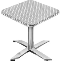 GGM Möbel CT | Aluminium Bistro Tisch | B:T:H 60 x 60 x 77 cm | Quadratisch | Zusatzgewicht
