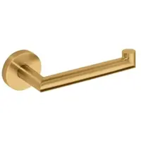 BRILLANTBAD BABLO Papierrollenhalter ohne Deckel Messing Gold matt 70x175x55 mm für Bad & WC >> zum Bohren oder Kleben*