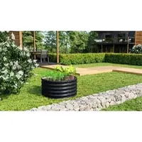 Pergart Vitavia, Hochbeet "Terra 401", schwarz, 40 cm, Modell "Rund"