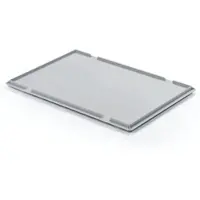 Proregal 10x Auflagedeckel für Eurobehälter | HxBxT 30x40cm | Eurobox, Transportbox, Transportbehälter, Stapelbehälter