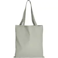 TEXXILLA 10er Pack Baumwolltasche - 28 Farben | mit Zwei Langen Henkeln | 38x42cm, grau, 100 Stück