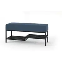 Möbel Kraft Polsterbank ¦ blau ¦ Maße (cm): B: 100 H: 45