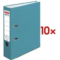 Herlitz 10x Ordner »maX.file protect« breit türkis, 8x31.8x28.5 cm