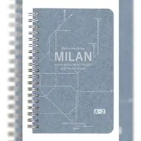 Clairefontaine 5x Jeans métro, Adressbuch mit Doppelspirale 11x17 cm, 50 Blatt liniert, sortiert - Jeansblau 83539C