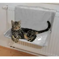 Silvio Design Katzen-Heizkörperliege, uni grau