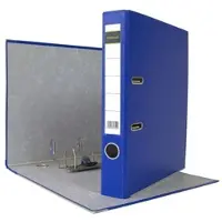 Midori 400 x Akten-Ordner PP A4 50 mm Blau Kunststoff Archiv Büroordner Ringordner