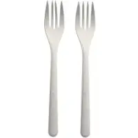 Papstar Gabel, Bio-PP, weiß 96427 , 1 Karton = 20 Packungen à 50 Stück