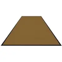 M&A Matting Schmutzfangmatte Colorstar, hellgold, waschbar, glatter Rücken 7460115240150-C58 , Maße (B x T): 115 x 240 cm