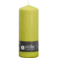Müller Kerzen Stumpenkerze, maigrün 2011807076 , 1 Packung = 6 Stück, (Ø x H): 70 x 180 mm