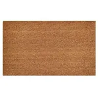 Amagohome Türvorleger 100% Kokosmatte 60x40 - 100x80 cm rutschfest Fußabtreter Schmutzfangmatte natur Latex : 65 x 100 cm