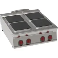 EURAST - Elektrischer kochfeld 4 runde platten - 800x900x280 mm - 16000 W 400/3V - 34300613
