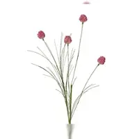Décoris Künstlicher Zierlauch mit Stiel 74cm Kunstblumen Dekoblumen Blumendeko Stielblumen Blumen Deko Blumenschmuck Rosa