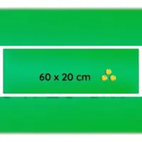Steelboxx Glas Memoboard, 200 x 600 x 40 mm, grün