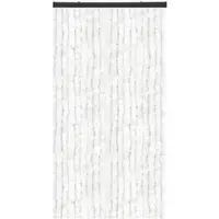 Arsvita Flauschvorhang 80x200 cm Unistreifen weiß