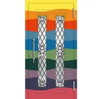 Haustuerenland.de Aluminium Landhaustür "MARIA" 78 mm RC2 Wunsch-RAL-Farbe beidseitig außen öffnend DIN rechts