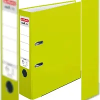 Herlitz Ordner maX.file protect A4 8cm neon grün PP-Kunststoffbezug Packung mit 20 Stück
