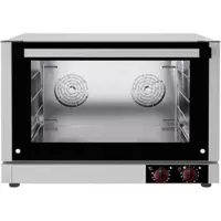 EURAST - Elektro-direkt-konvektionsofen 4 gn 1/1 oder bleche 600x400 - 760x760x560 mm - 3800 W 230/1V - 41645017