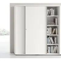 Jt Abschließbarer Büroschrank mit Schiebetüren Lewo