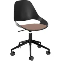 Houe Bürostuhl FALK Aluminium ohne Armlehne rosa